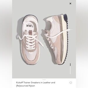 Madewell MWL Women's Cream Whites  Sneakers